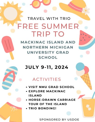 Northern Michigan Grad School and Mackinac Island